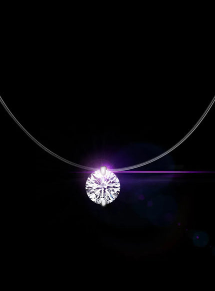 KissICON Kissicon Zircon Necklace – Clear Pendant Shine