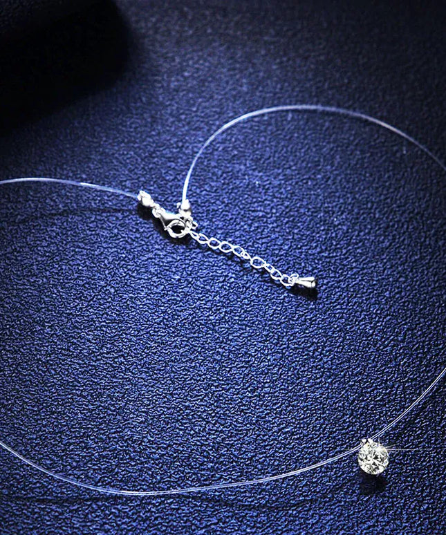 KissICON Kissicon Zircon Necklace – Clear Pendant Shine