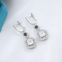 KissICON KissIcon Zircon Tassel Earrings Sterling 925 - Lightweight