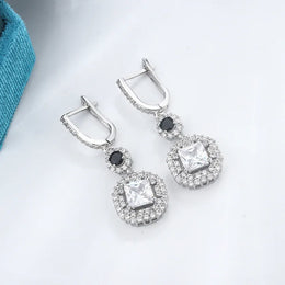 KissICON KissIcon Zircon Tassel Earrings Sterling 925 - Lightweight