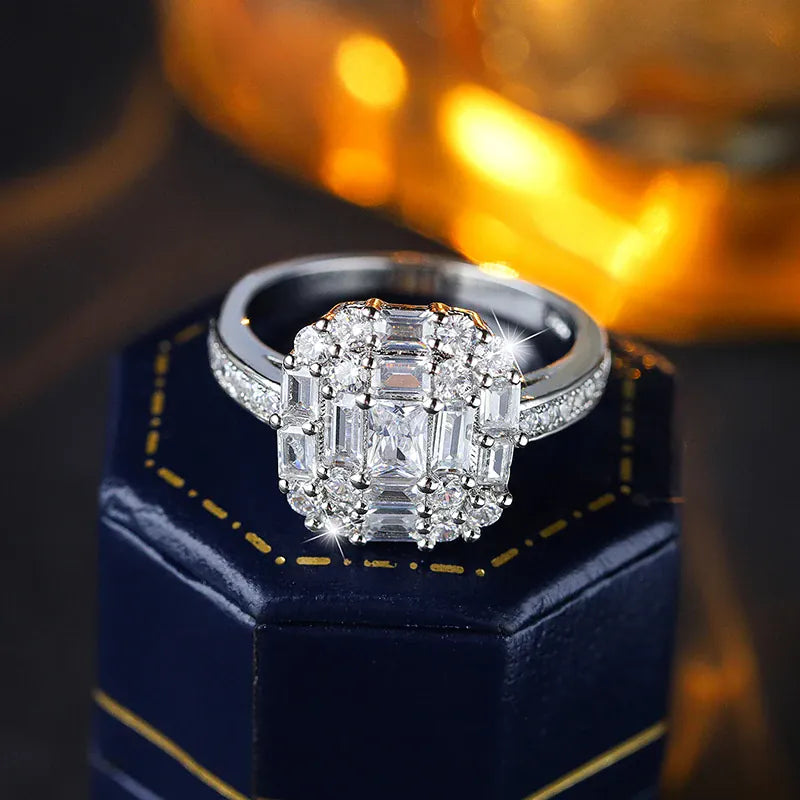 KissICON KissIcon Zirconia Ring For Women - Minimalist 925 Silver