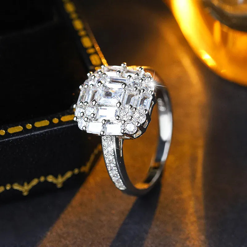 KissICON KissIcon Zirconia Ring For Women - Minimalist 925 Silver