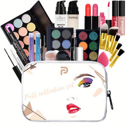 KissICON KIT003C Popfeel 24pc Makeup Set – Perfect Beginner Holiday