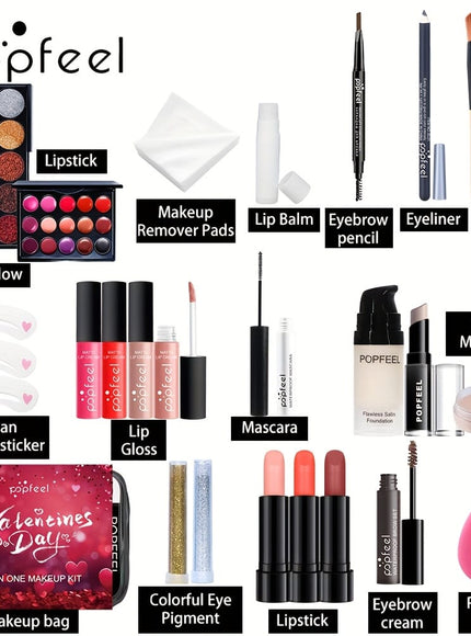 KissICON KIT004-1 Popfeel Makeup Gift Box – Allinone Beginner Gifting