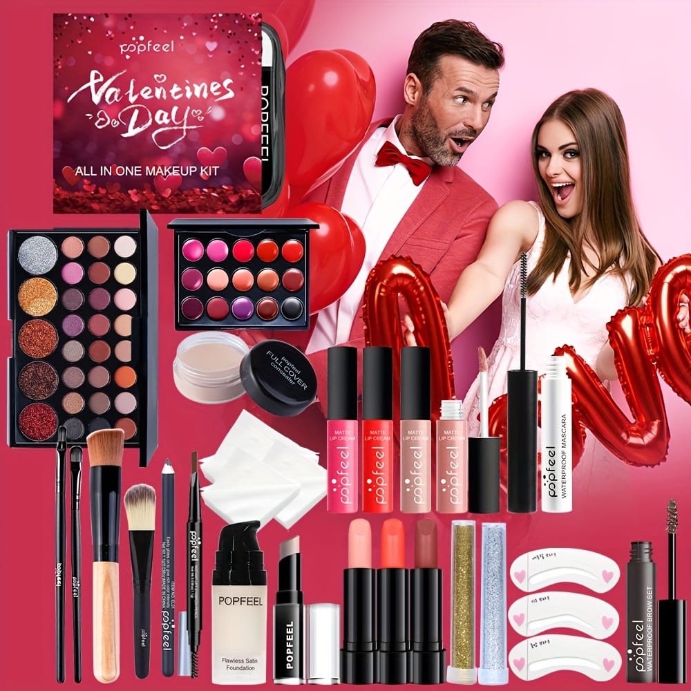 KissICON KIT004-1 Popfeel Makeup Gift Box – Allinone Beginner Gifting