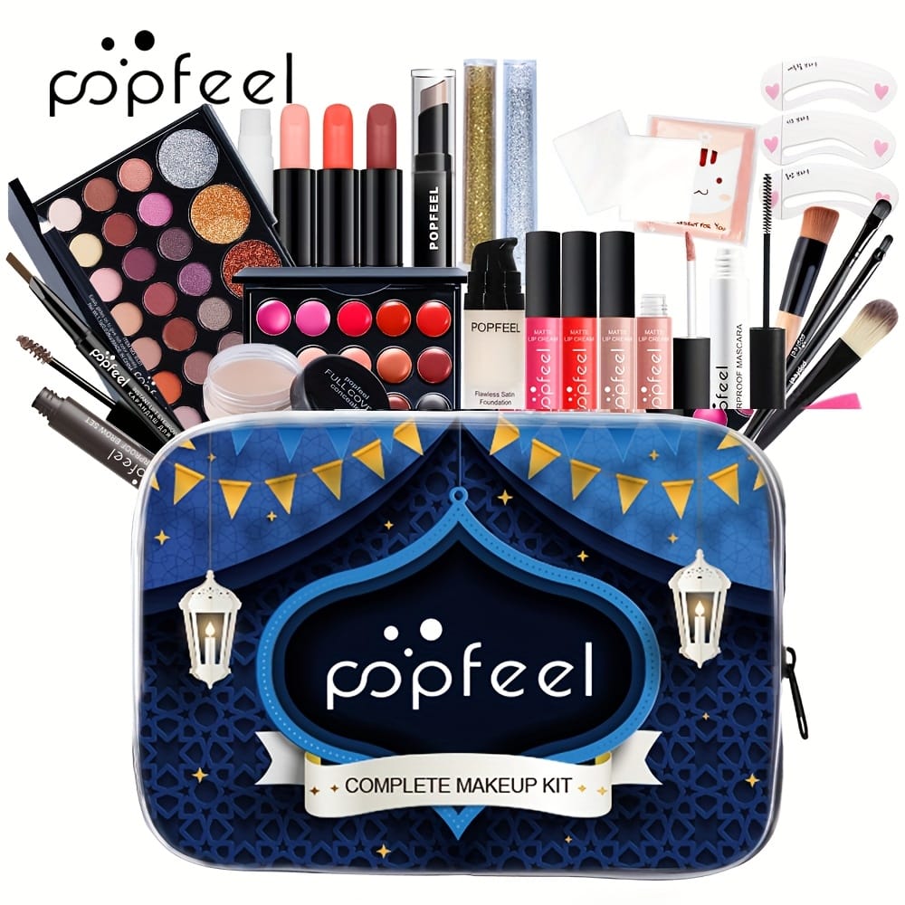 KissICON KIT004K Popfeel 27pc Glamorous Makeup Kit Elegant