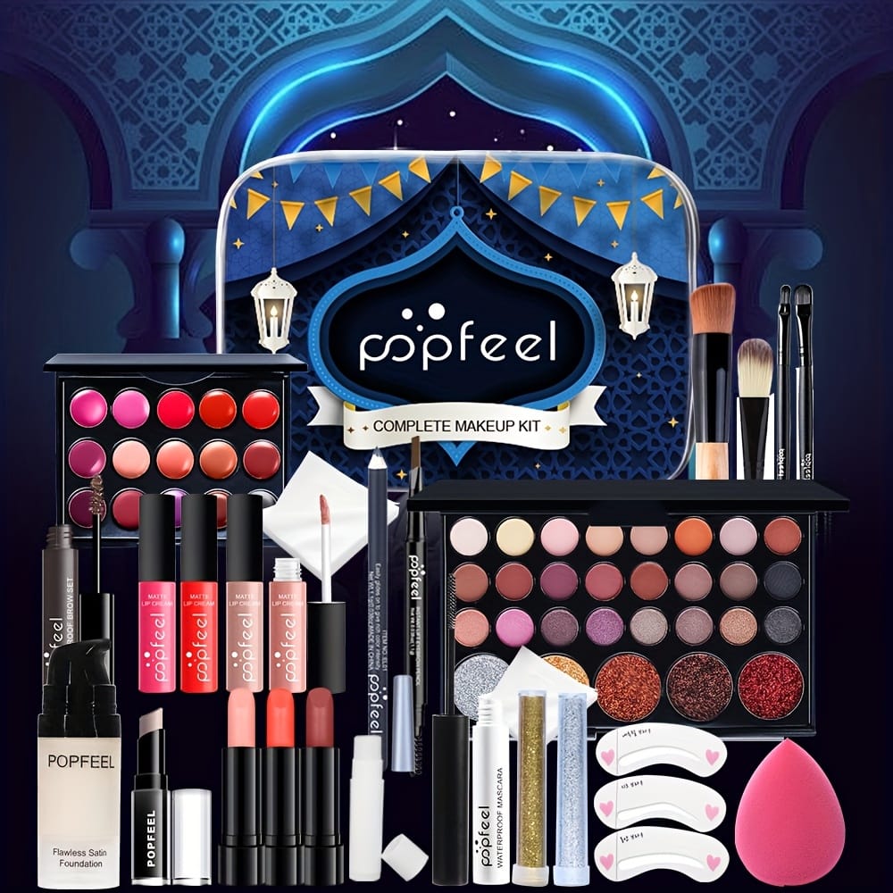 KissICON KIT004K Popfeel 27pc Glamorous Makeup Kit Elegant