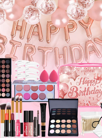 KissICON KIT005B-3 Popfeel Birthday Gift Box – Sparkle Shine Makeup