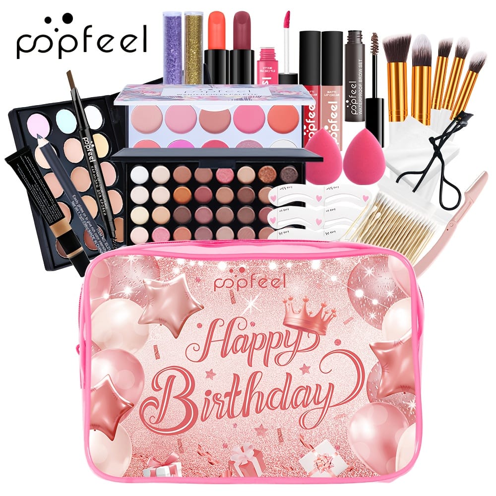 KissICON KIT005B-3 Popfeel Birthday Gift Box – Sparkle Shine Makeup