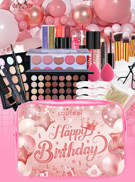 KissICON KIT005B-3 Popfeel Birthday Gift Box – Sparkle Shine Makeup