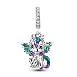 KissICON KTC1085 Hot Sale 925 Silver Butterfly Chameleon Owl Sunflower Charms Fit Original Bracelet Necklace DIY Bead For Women Jewelry