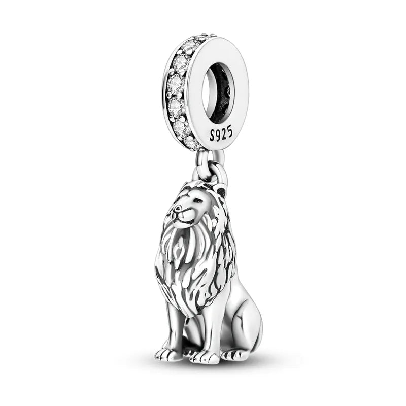 KissICON KTC558 Hot Sale 925 Silver Butterfly Chameleon Owl Sunflower Charms Fit Original Bracelet Necklace DIY Bead For Women Jewelry