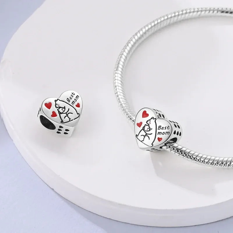 KissICON KTC845 925 Pure Summer Fruit Handbag Pendant Hanging Bead Suitable for Original Pandora Bracelet Women DIY Exquisite Gift