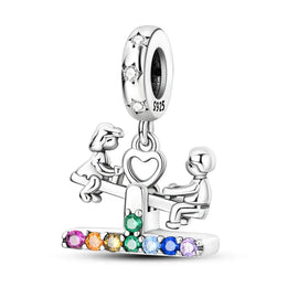 KissICON KTC878 925 Pure Summer Fruit Handbag Pendant Hanging Bead Suitable for Original Pandora Bracelet Women DIY Exquisite Gift