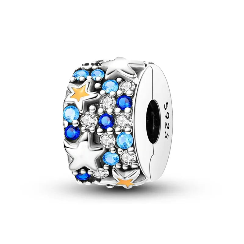 KissICON KTC923 925 Pure Summer Fruit Handbag Pendant Hanging Bead Suitable for Original Pandora Bracelet Women DIY Exquisite Gift