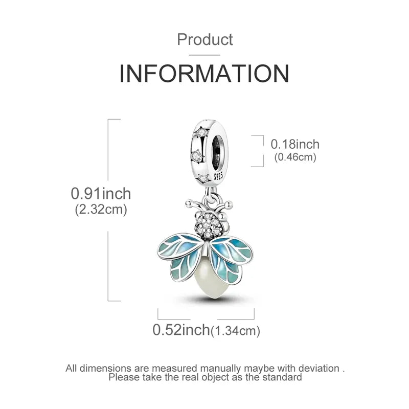 KissICON KTC930 925 Pure Summer Fruit Handbag Pendant Hanging Bead Suitable for Original Pandora Bracelet Women DIY Exquisite Gift