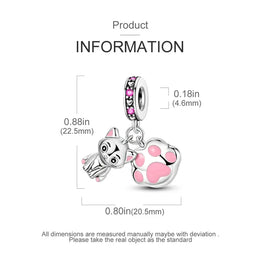 KissICON KTC979 925 Pure Summer Fruit Handbag Pendant Hanging Bead Suitable for Original Pandora Bracelet Women DIY Exquisite Gift