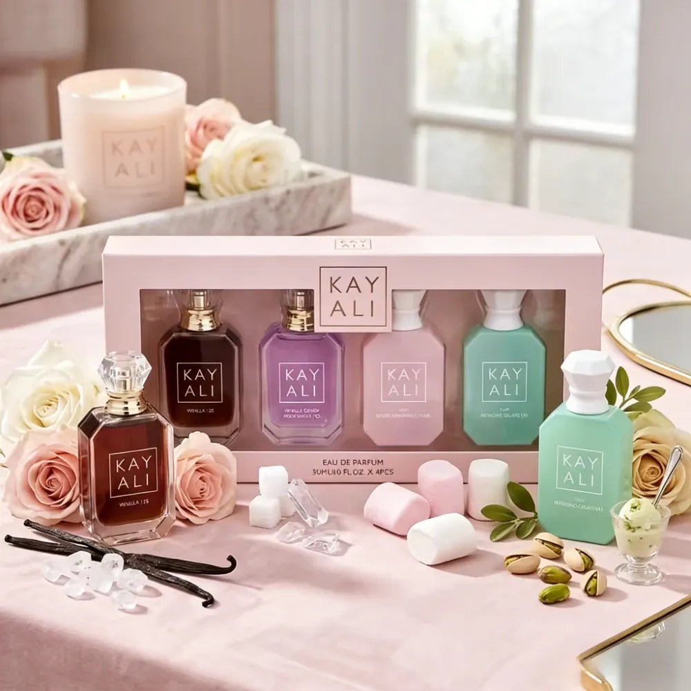 KissICON 2pcs set KYLset-3 Luxury Arabic Perfume Set for Her  30ml X4