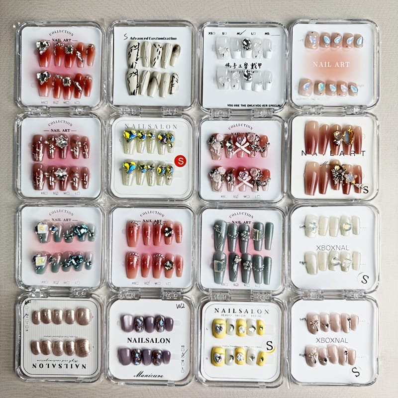 KissICON L Kiss Icon Hand Pressed Nail Set 40pcs Almond