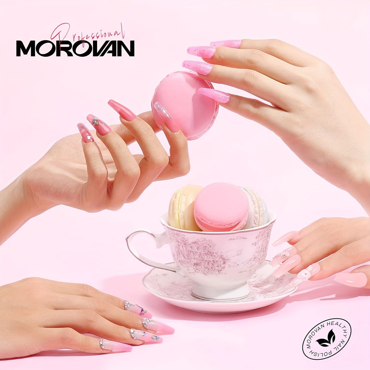 KissICON L19-A5 KissIcon Morovan Acrylic Nail Kit For Beginners -