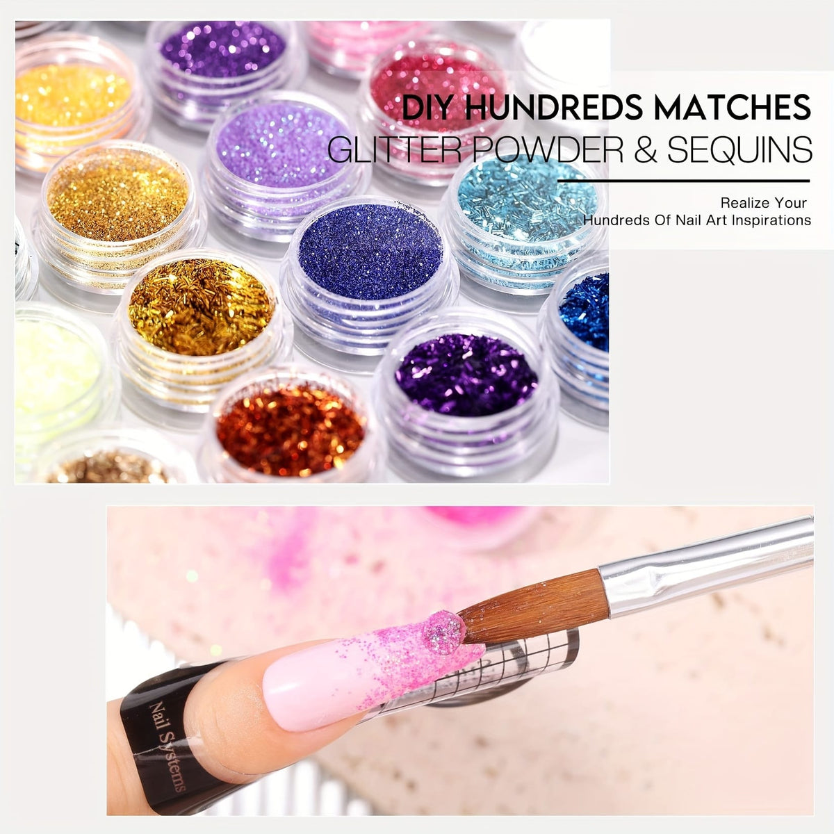 KissICON L19-A5 KissIcon Morovan Acrylic Nail Kit For Beginners -