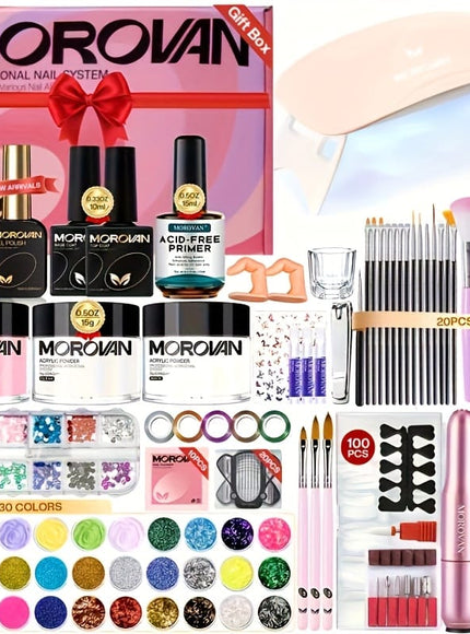 KissICON L19 KissIcon Morovan Acrylic Nail Gift Set - Beginner
