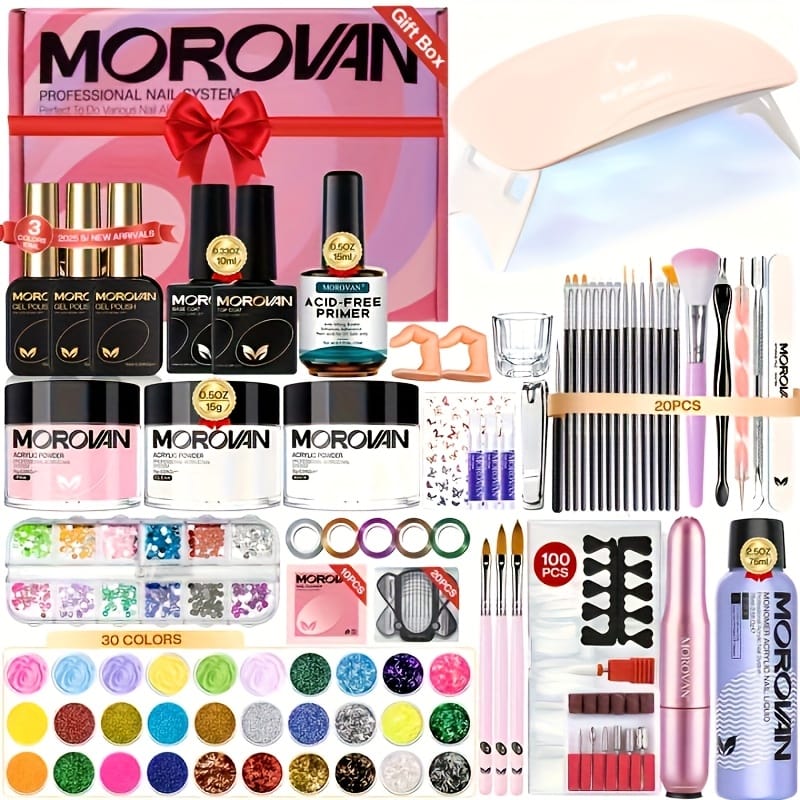 KissICON L19 KissIcon Morovan Acrylic Nail Gift Set - Beginner