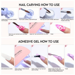 KissICON L19 KissIcon Morovan Acrylic Nail Gift Set - Beginner