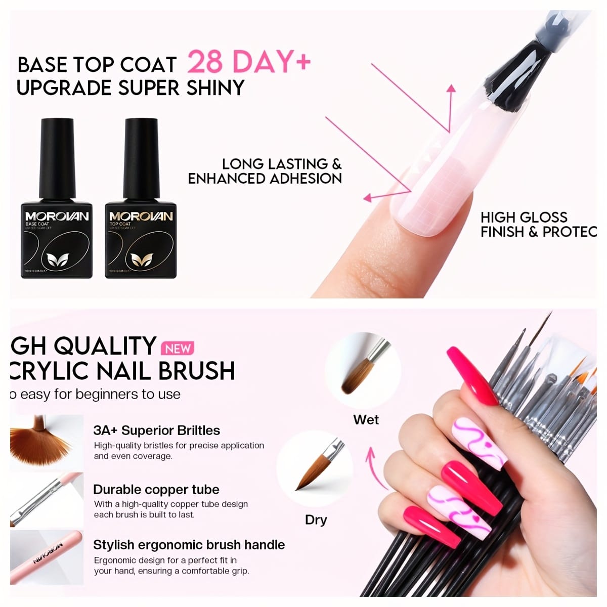KissICON L19 KissIcon Morovan Acrylic Nail Gift Set - Beginner