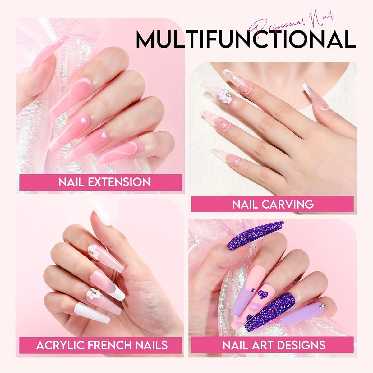 KissICON L19 KissIcon Morovan Acrylic Nail Gift Set - Beginner
