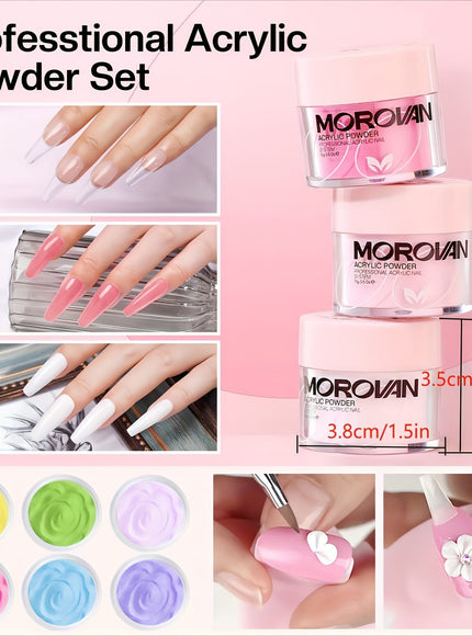 KissICON L19 KissIcon Morovan Acrylic Nail Gift Set - Beginner