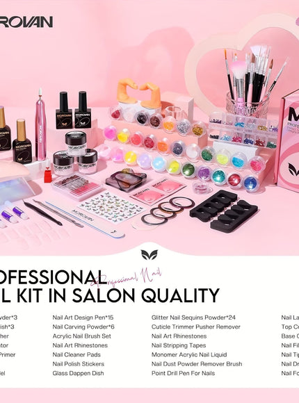KissICON L19 KissIcon Morovan Acrylic Nail Gift Set - Beginner