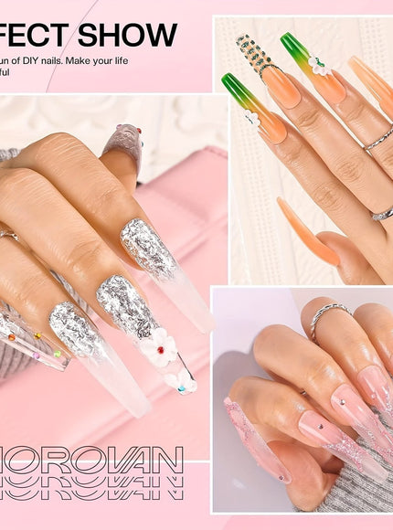KissICON L44 💋 Morovan Acrylic Nail Kit For Beginners -