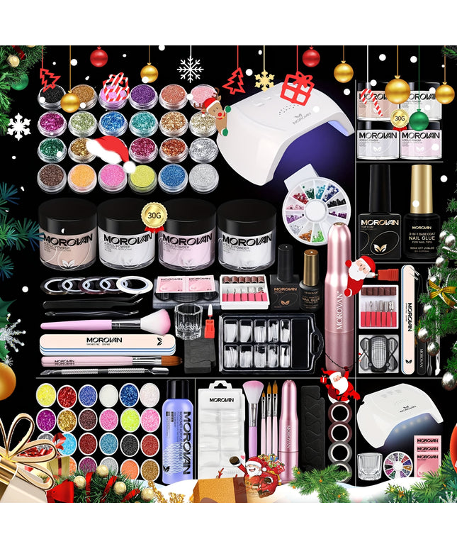 KissICON L44 💋 Morovan Acrylic Nail Kit For Beginners -