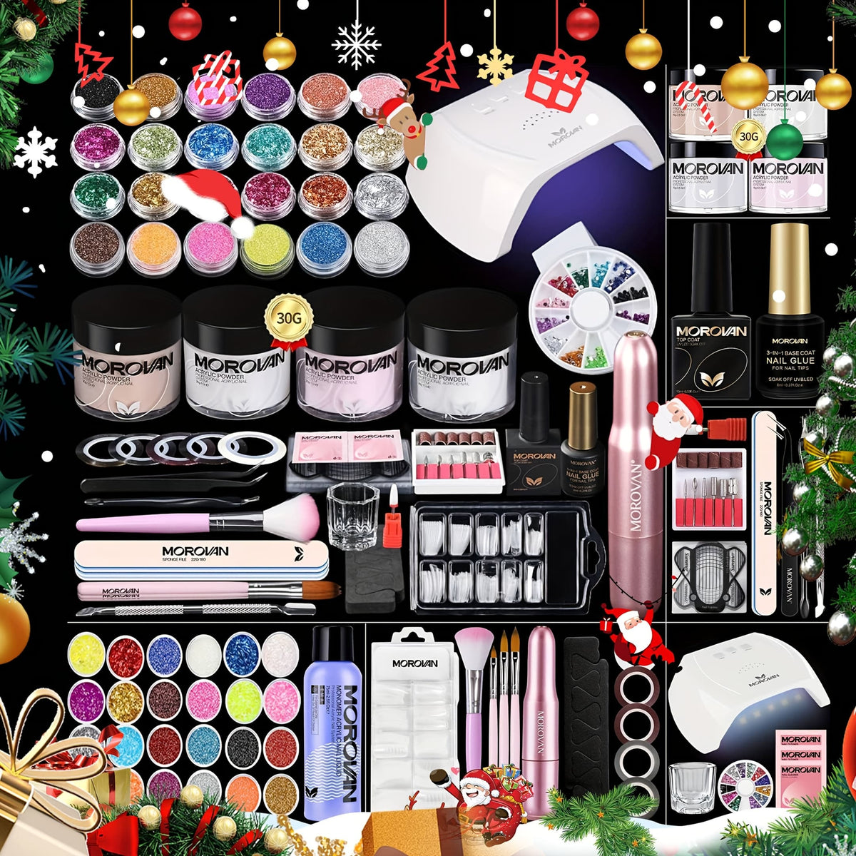 KissICON L44 💋 Morovan Acrylic Nail Kit For Beginners -