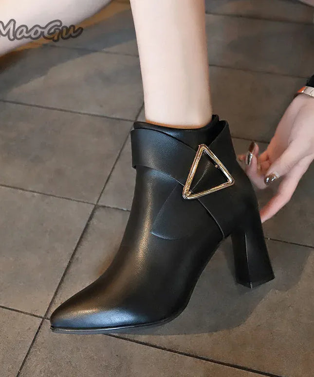 KissICON Ladies Shoes 2025 Ankle Women's Boots Retro Modern