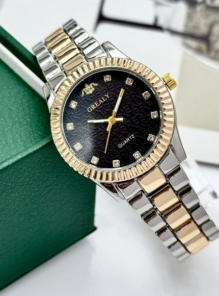 KissICON 💋 Ladies Watch Light Luxury Gold Stainless Steel