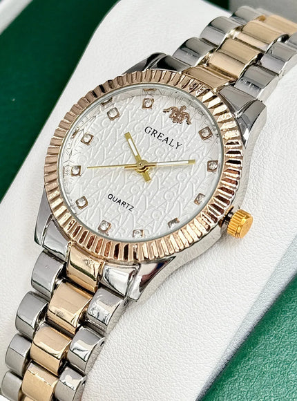 KissICON 💋 Ladies Watch Light Luxury Gold Stainless Steel