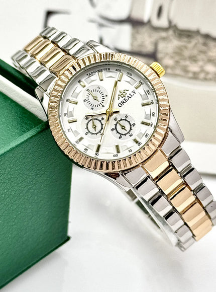 KissICON 💋 Ladies Watch Light Luxury Gold Stainless Steel
