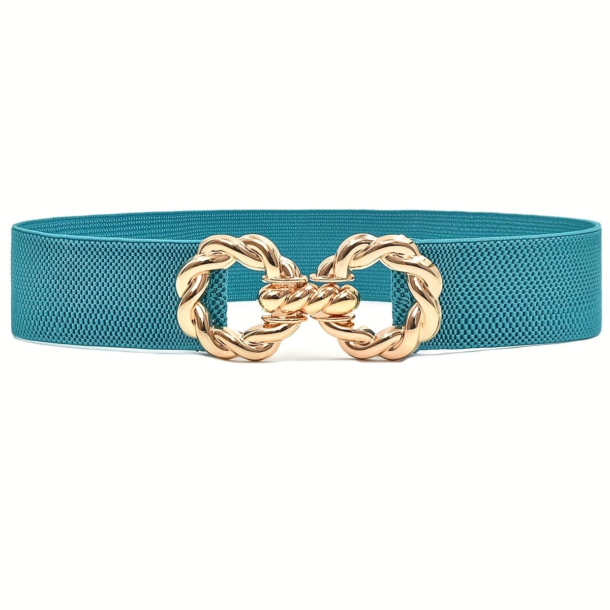 jkthpu-45 Lake Green / S Chic Slimming Elastic Waist Belt Versatile for Any Style