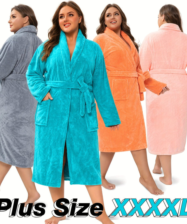 KissICON Large Size Women'S Bathrobe 120*150cm 350gsm Women'S Plus