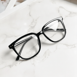 KissICON Large Square Frame Anti-Blue Light Glasses Fashion Retro Men Women Computer Goggles Reading Eyeglasses Optical Spectacle Eyewear
