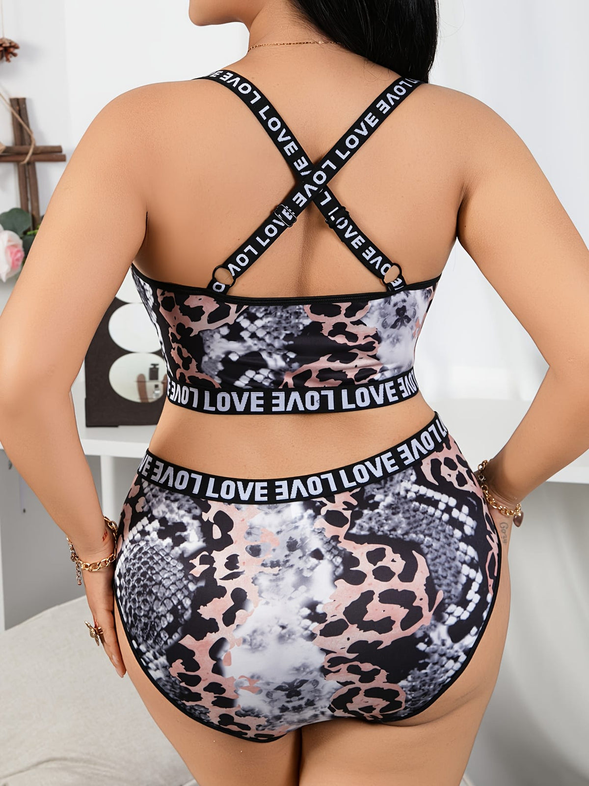 KissICON Leopard Print Backless Bra – Evenings