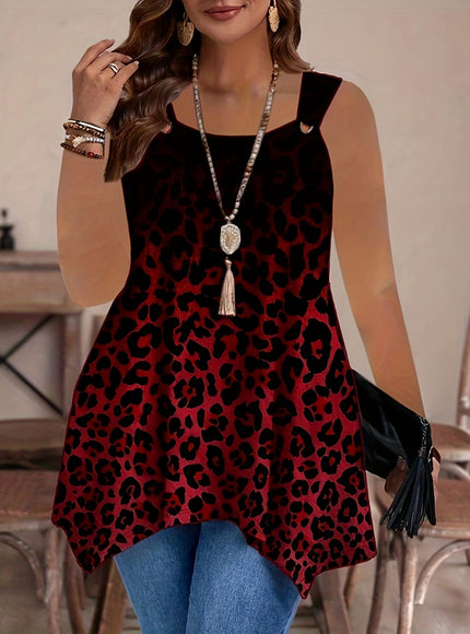 KissICON [Leopard Print | Elegant] Elegant Plus Size Leopard