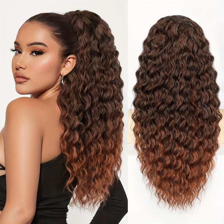 Curly Ponytail Clip In Extension 20 Inch -