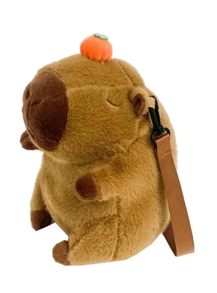 KissICON light brown Capybara Mochila Pel Cia Para Meninas Crossbody