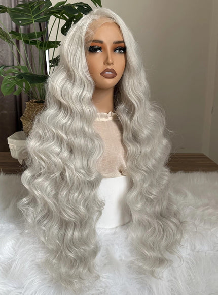 KissICON Light Grey / 32inch Kissicon 32 Inch Grey Body Wave