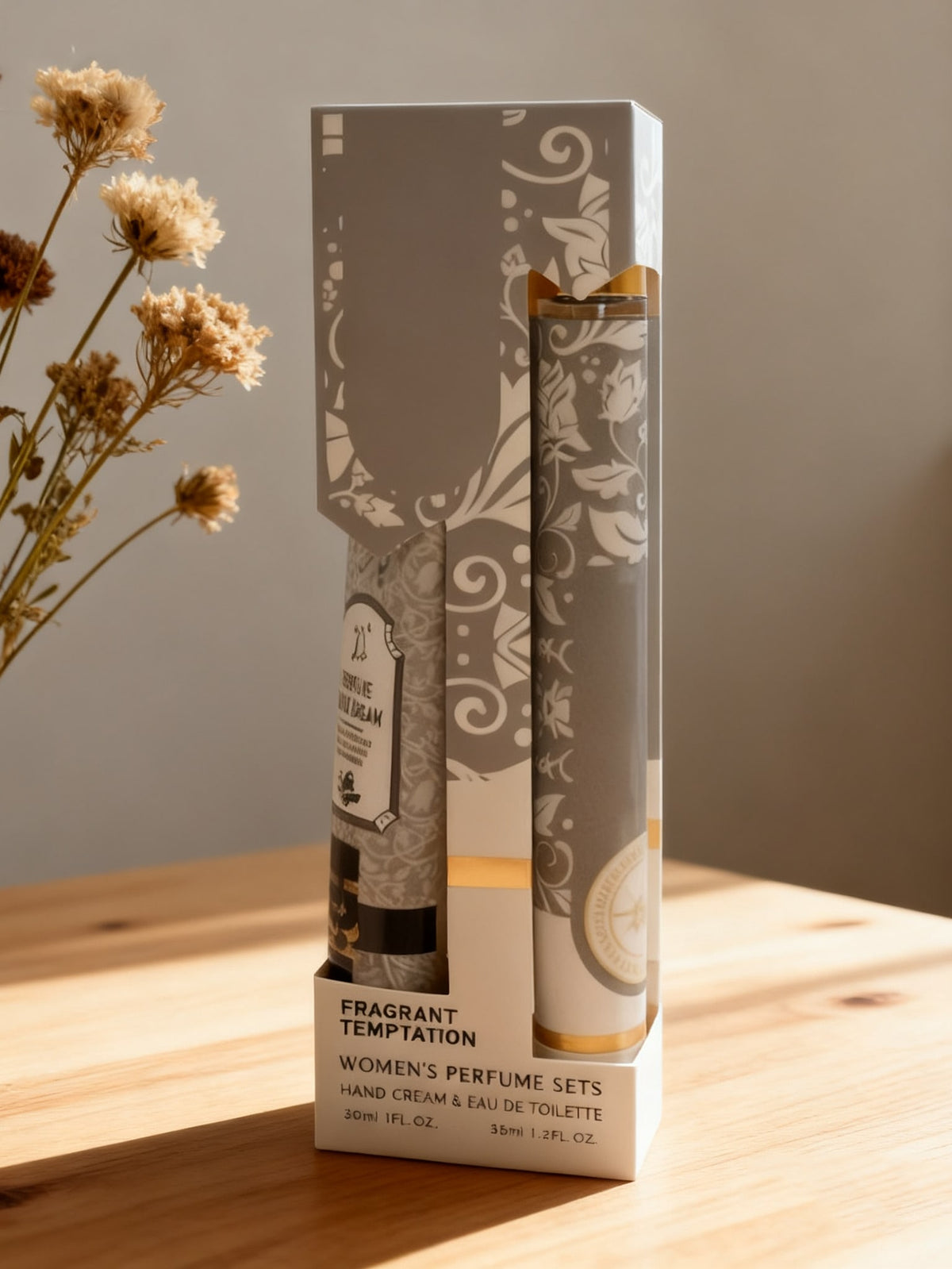 KissICON Light Grey L Tt Fa 2pcs Elegance Perfumes Set