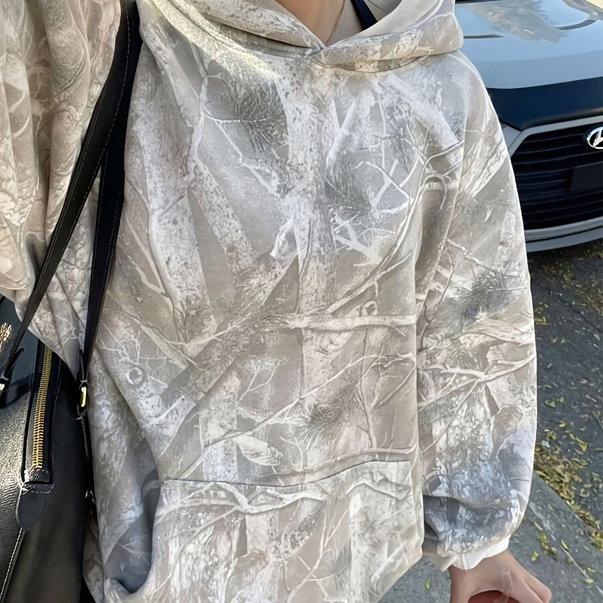 jkthpu-45 Light Grey / UK 18 Plus Size - Plus Size, Women'S Oversized Hoodie