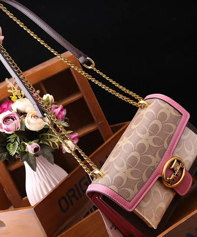 Dropshipman Light luxury women's bag 2025 new high-end color contrast single shoulder underarm bag designer fashionable crossbody small squa